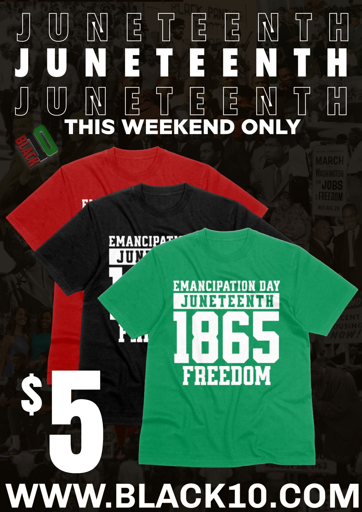 $5 Juneteenth Shirt